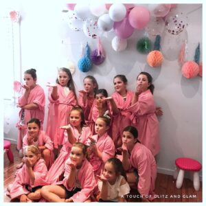 deluxe spa party for 8th birthday