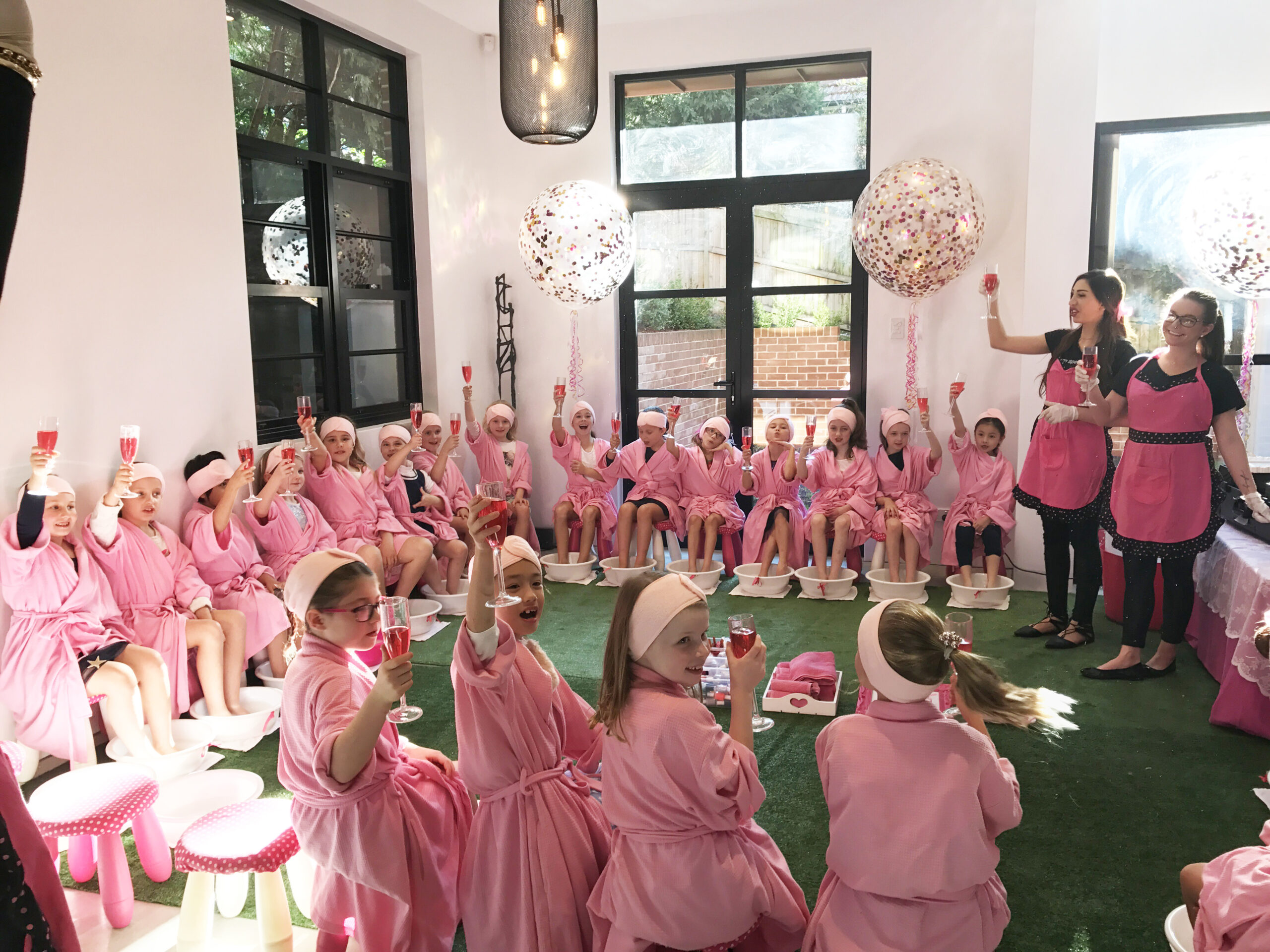 pamper parties for kids sydney